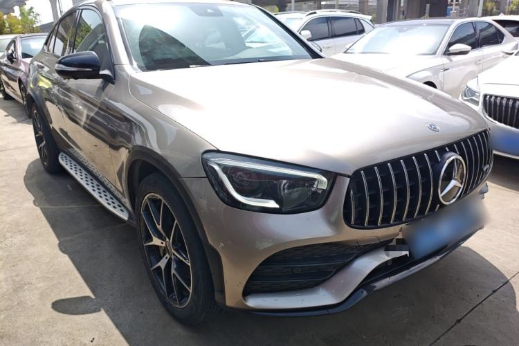 Used Mercedes-Benz GLC Coupe AMG 2020 AMG GLC 43 4MATIC Coupe SUV Front Right 45 Deg
