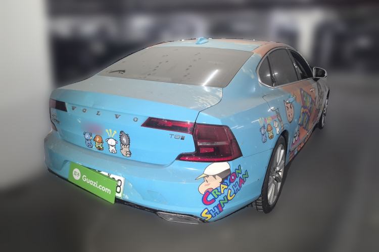 Used Volvo S90 New Energy 2019 T8 E-Drive Hybrid Intelligent Luxury Version China V Standard Rear Right 45 Deg