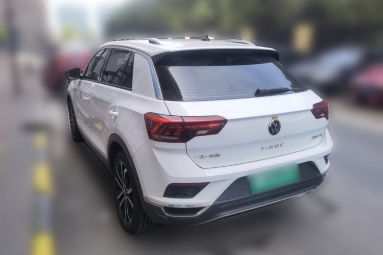 Used Volkswagen T-ROC 2021 280TSI DSG Two-Wheel Drive Comfort Connect Edition Rear Left 45 Deg