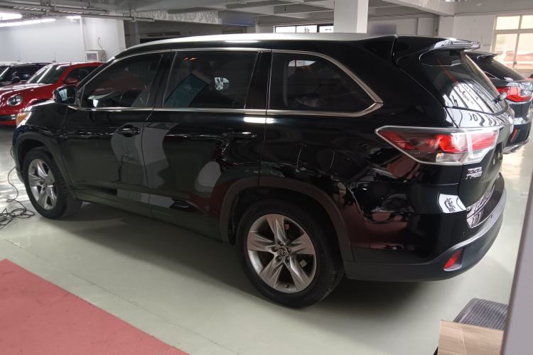 Used Toyota Highlander 2015 2.0T Four-Wheel Drive Luxury Edition 7-Seater Rear Left 45 Deg