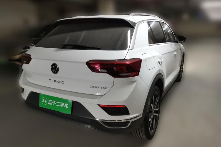Used Volkswagen T-ROC 2021 Revised Version 280TSI DSG Two-Wheel Drive Comfort & Smart Connectivity Edition Rear Right 45 Deg