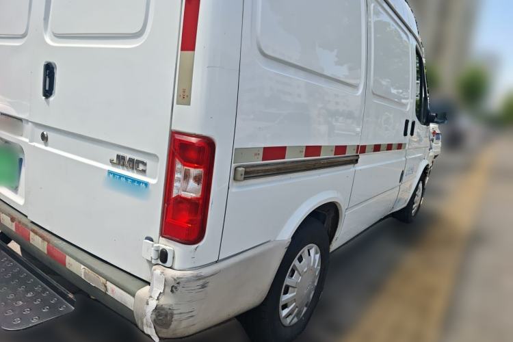 Used JMC Transit 2017 2.8T Commercial Version Short Wheelbase Mid-Roof 3-Seater JX493 Rear Right 45 Deg