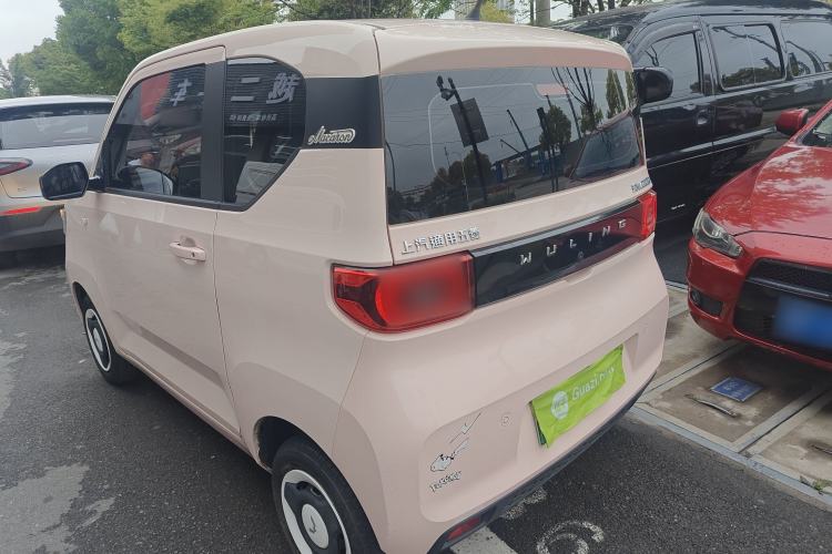 Used Wuling Hongguang MINIEV 2021 Macaron Fashion Model Lithium Iron Phosphate Rear Left 45 Deg