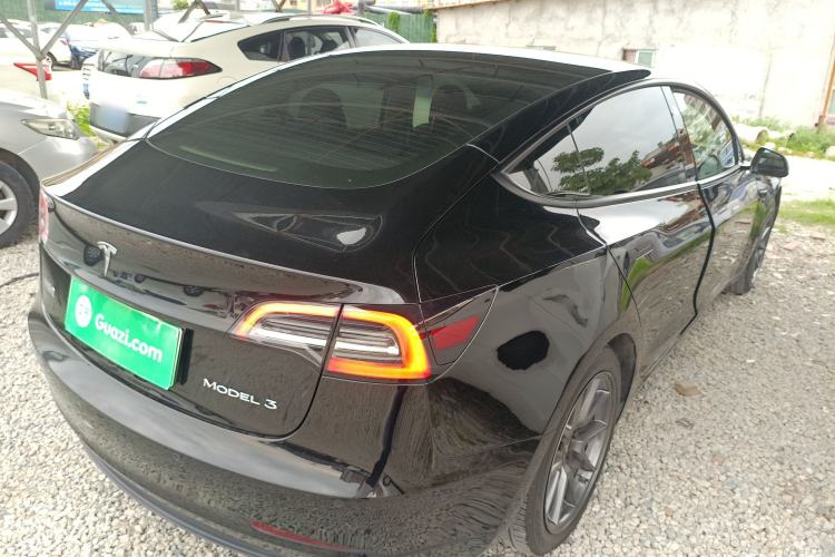 Used Tesla Model 3 2021 Standard Range Rear-Wheel Drive Upgraded Version 3D6 Rear Right 45 Deg