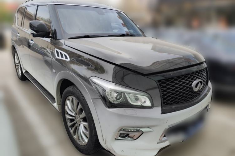 Used Infiniti QX80 2016 5.6L 4WD Front Right 45 Deg