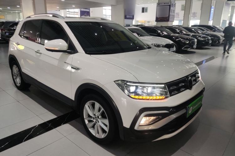 Used Volkswagen T-Cross 2020 280TSI DSG Comfort Edition Front Right 45 Deg