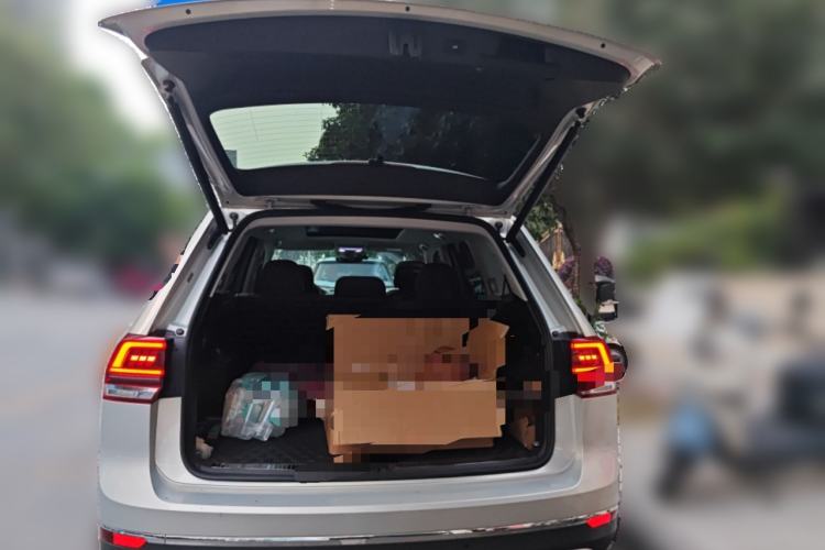 Used Volkswagen Teramont 2017 530 V6 Four-Wheel Drive Supreme Flagship Edition Trunk