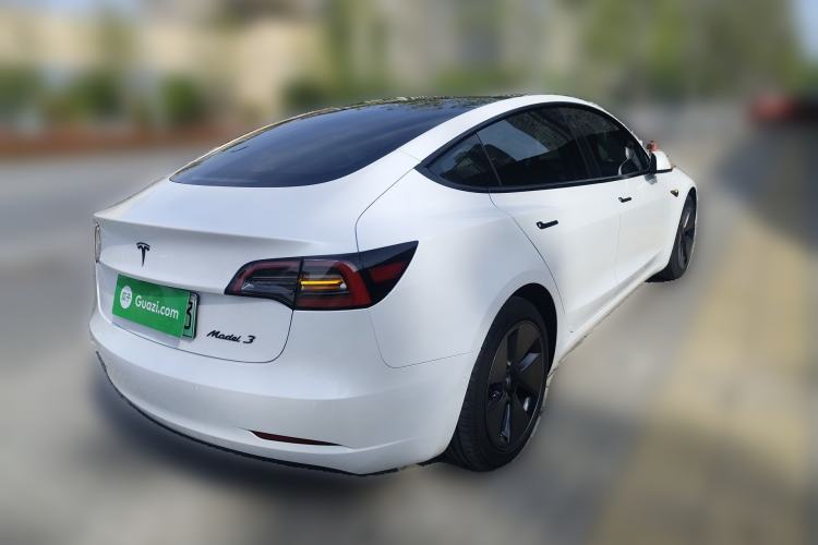 Used Tesla Model 3 2021 Standard Range Rear-Wheel Drive Upgraded Version 3D6 Rear Right 45 Deg