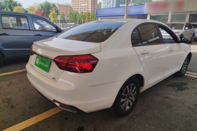 Used Geely Auto Emgrand 2019 Leading Edition 1.5L CVT Luxury Model China VI Standard Rear Right 45 Deg