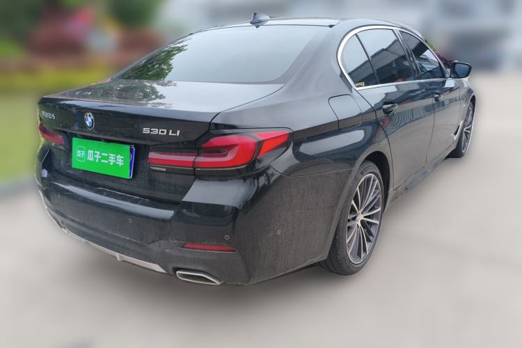 Used BMW 5 Series 2023 530Li Leading Model M Sport Package Rear Right 45 Deg