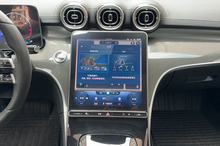 Used Mercedes-Benz C-Class 2022 Restyled C 260 L Sport Edition Audio And AC Panel