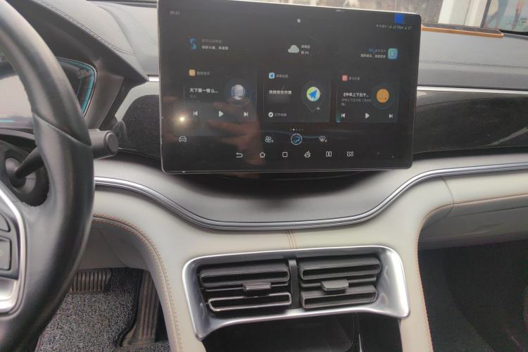 Used BYD Song PLUS New Energy 2021 EV Deluxe Model Audio And AC Panel