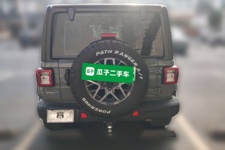 Used Jeep Wrangler New Energy 2021 Four-Door 2.0T 4xe Sahara Rear