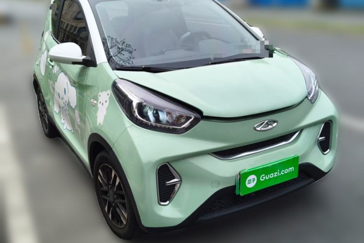 Used Chery QQ Little Ant 2022 Restyled Version Sweet Pink Edition Low-Sugar Version Lithium Iron Phosphate Battery 30.7 kWh 30 kW 301 km Front Right 45 Deg
