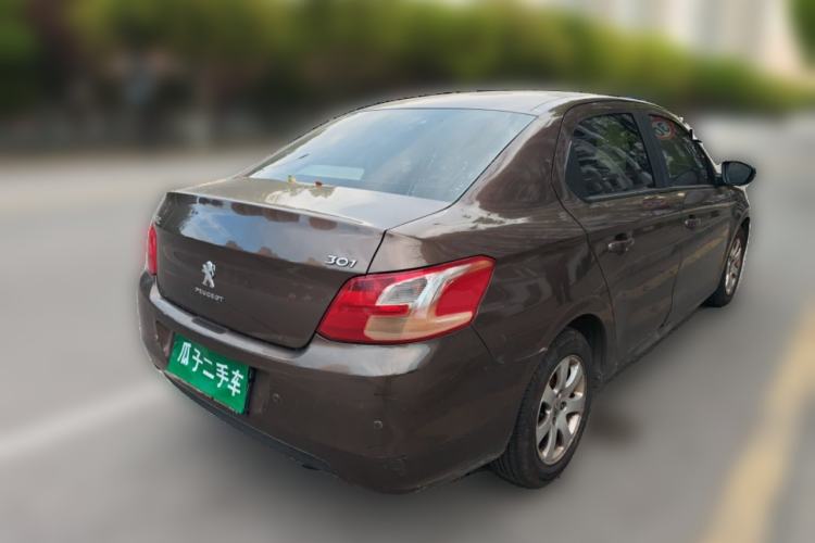 Used Peugeot 301 2014 1.6L Manual Comfort Edition Rear Right 45 Deg