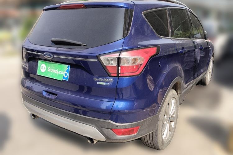 Used Ford Kuga 2017 EcoBoost 180 Four-Wheel Drive Titanium Edition Rear Right 45 Deg