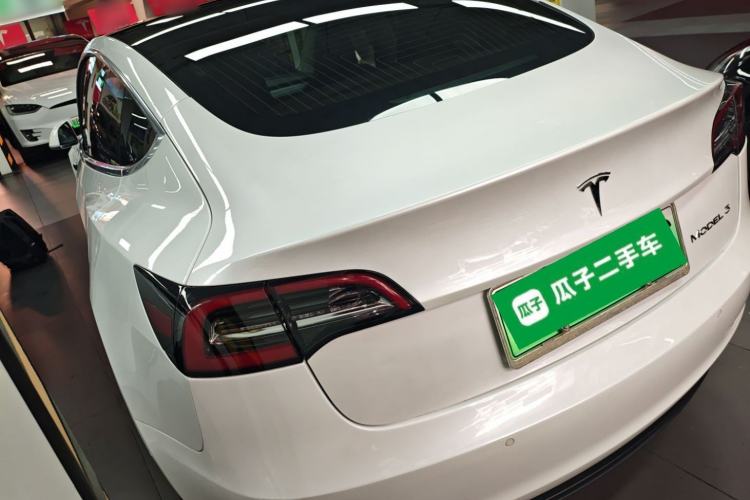 Used Tesla Model 3 2020 Standard Range Rear-Wheel Drive Upgraded Version Rear Left 45 Deg