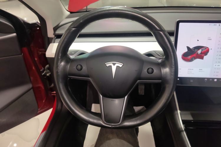 Used Tesla Model 3 2019 Long-Range Rear-Wheel-Drive Version Steering Wheel