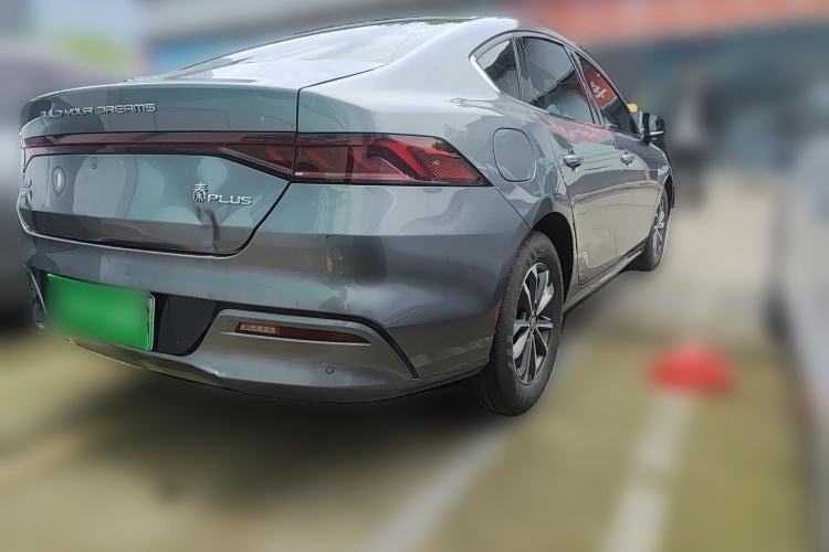 Used BYD Qin PLUS 2023 Champion Edition DM-i 55KM Leading Model Rear Right 45 Deg