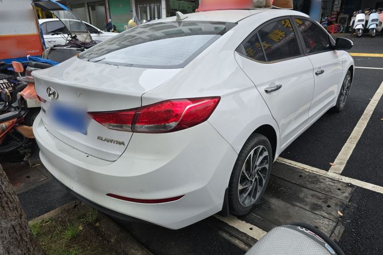 Used Hyundai Elantra (6th Generation / Lingdong) 2019 1.5L CVT ZhiXuan – Elite Version Rear Right 45 Deg