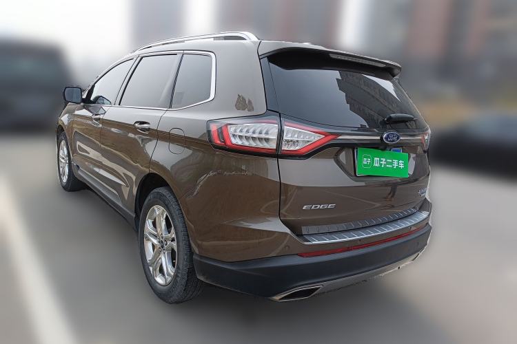 Used Ford Edge 2016 EcoBoost 245 Two-Wheel-Drive Titanium 7-Seater Rear Left 45 Deg