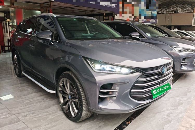 Used BYD Tang New Energy 2018 DM 2.0T All-Wheel Drive Smart Connectivity Luxury Model 7 Seats China V Emission Standard Front Right 45 Deg