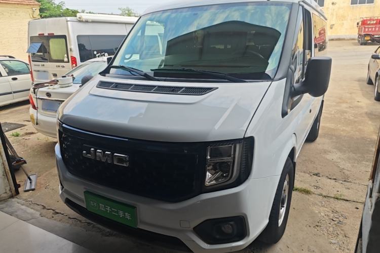 Used JMC Fushun 2023 2.0T Manual Short-Wheelbase Low-Roof Commercial Multi-Purpose Passenger Vehicle 6 Seats with Dual-Opening Tailgate