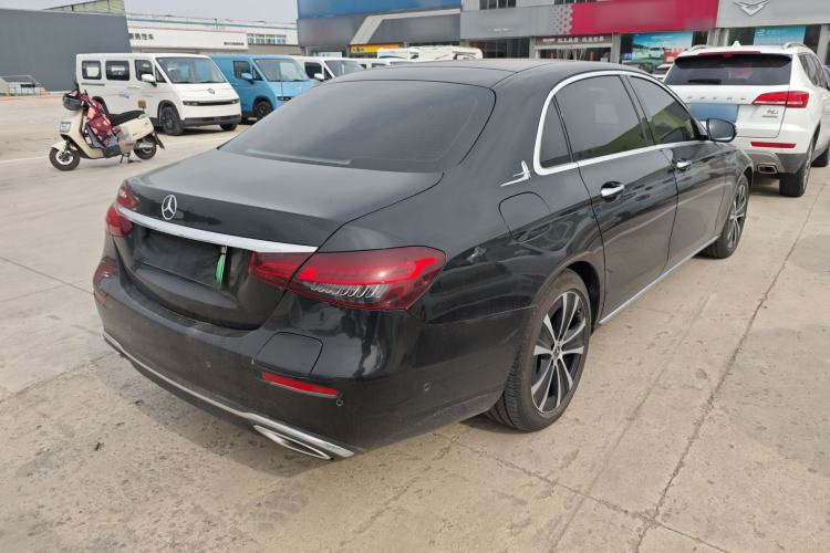 Used Mercedes-Benz E-Class New Energy 2022 Facelift E 350 e L Plug-in Hybrid Sedan Rear Right 45 Deg