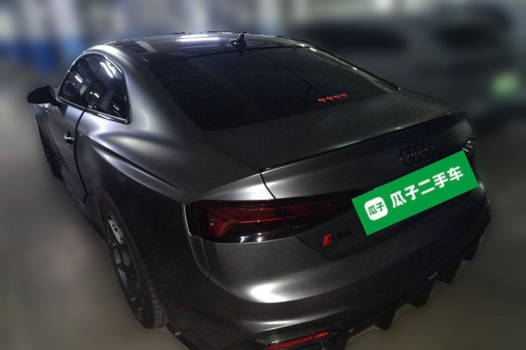 Used Audi RS 5 2021 RS 5 2.9T Coupe Obsidian Edition Rear Left 45 Deg