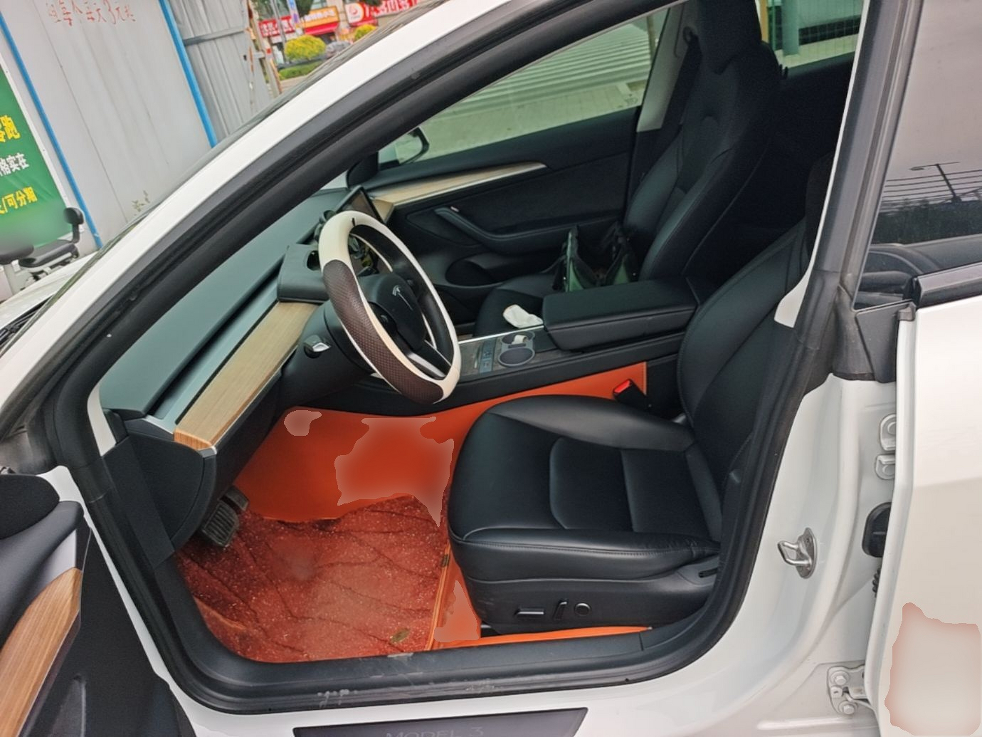 Avant de la voiture