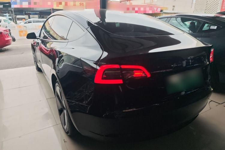 Used Tesla Model 3 2021 Standard Range Rear-Drive Upgraded Version Rear Left 45 Deg