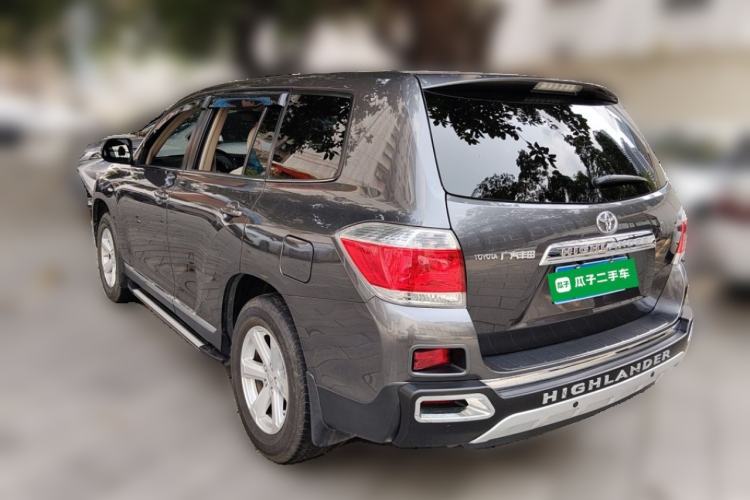 Used Toyota Highlander 2012 2.7L Two-Wheel Drive 7-Seater Elite Edition Rear Left 45 Deg