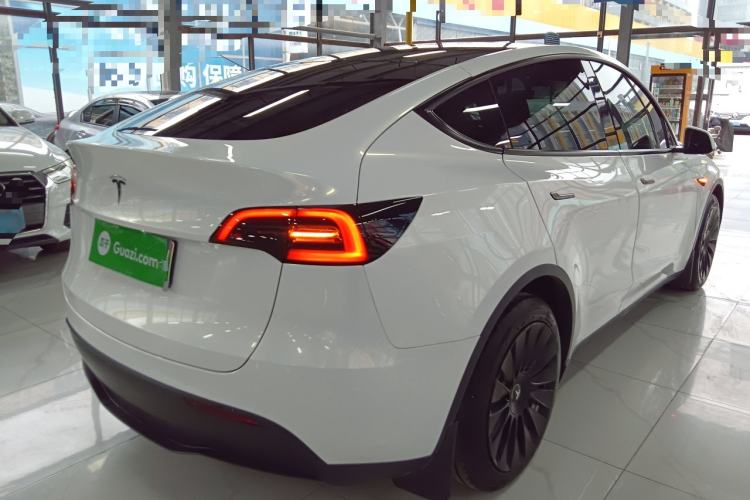 Used Tesla Model Y 2021 Standard Range Rear-Wheel Drive Version Rear Right 45 Deg