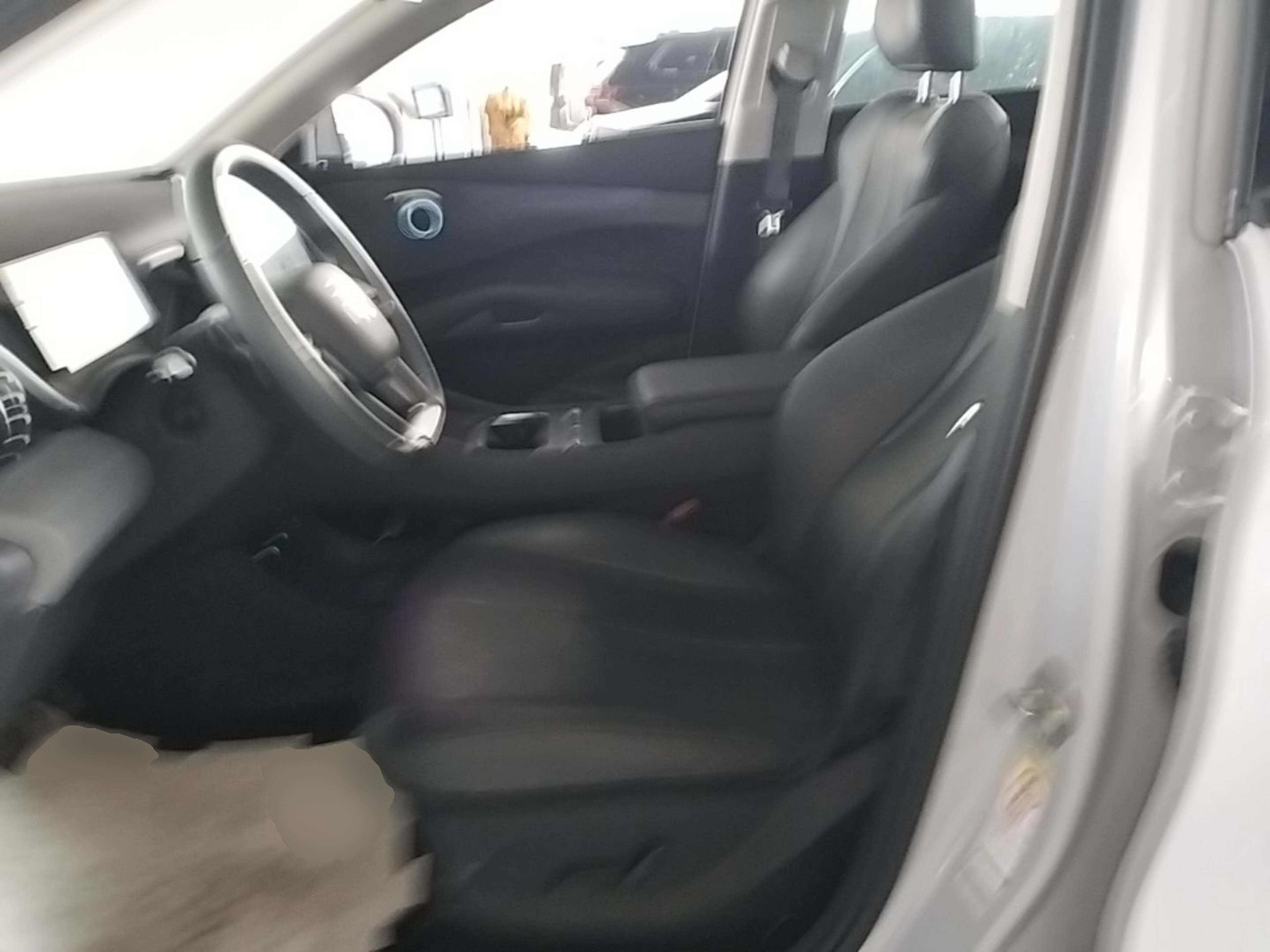 A primeira fila do carro