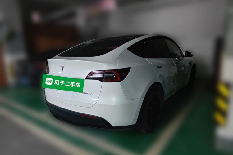 Used Tesla Model Y 2021 Long-Range All-Wheel-Drive Version 3D7 Rear Right 45 Deg