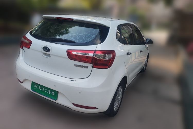 Used Kia K2 2012 Hatchback 1.4L Automatic Cool Edition Rear Right 45 Deg