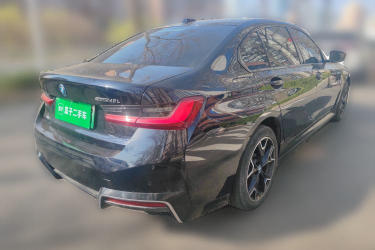 Used BMW i3 2023 eDrive 40 L Midnight Edition Rear Right 45 Deg