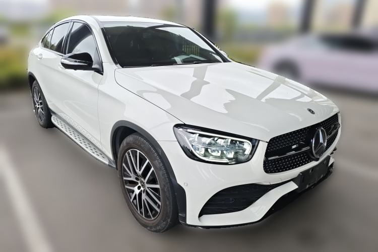 Used Mercedes-Benz GLC Coupe 2020 GLC 300 4MATIC Coupe SUV Front Right 45 Deg