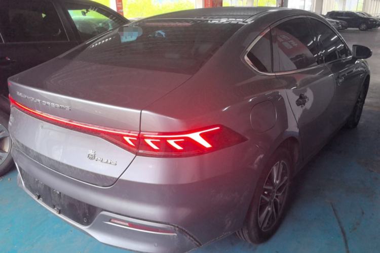 Used BYD Qin PLUS 2021 DM-i 55KM Flagship Model Rear Right 45 Deg