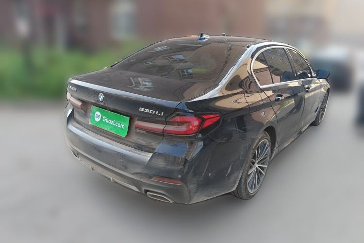 Used BMW 5 Series 2023 530Li Leading Model M Sport Package Rear Right 45 Deg