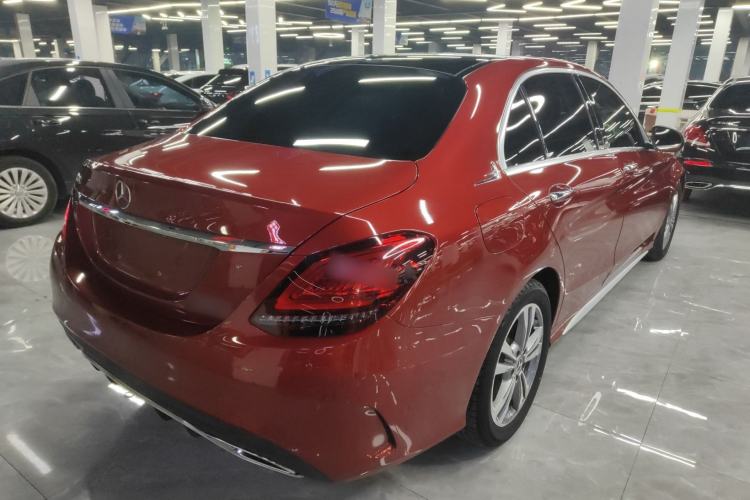 Used Mercedes-Benz C-Class 2021 C 200 L Fashion Edition Sport Version Rear Right 45 Deg