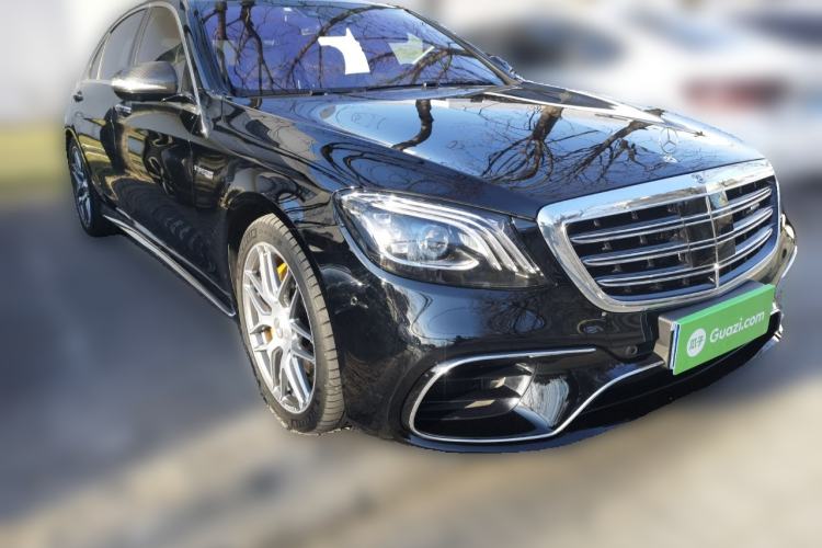 Used Mercedes-Benz S-Class AMG 2018 AMG S 63 L 4MATIC+ Front Right 45 Deg