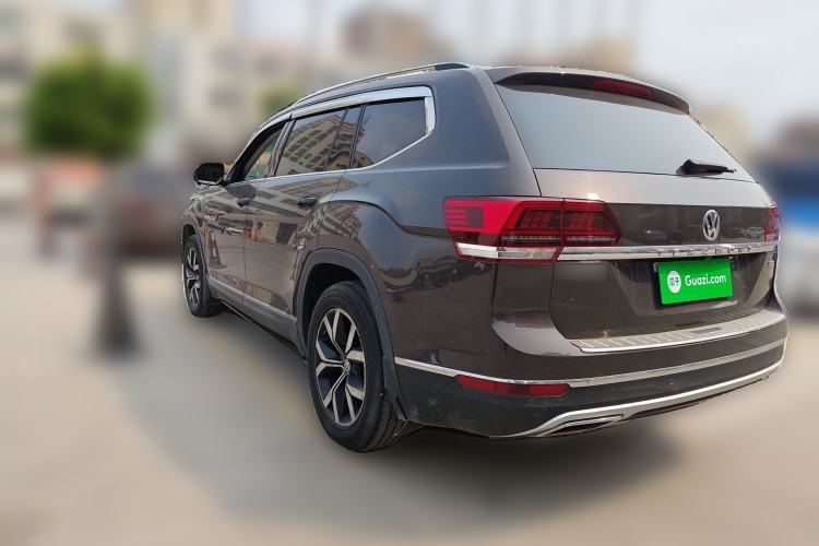 Used Volkswagen Teramont 2017 530 V6 Four-Wheel Drive Luxury Edition Rear Left 45 Deg