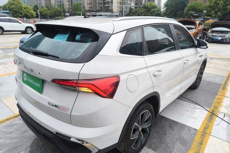 Used Skoda Kamiq 2020 GT 1.5L Automatic Flagship Model China VI Standard Rear Right 45 Deg