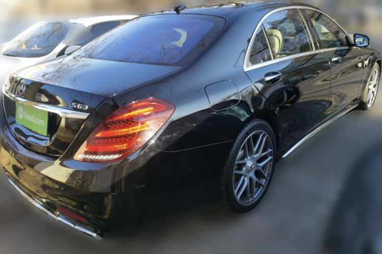 Used Mercedes-Benz S-Class AMG 2018 AMG S 63 L 4MATIC+ Rear Right 45 Deg