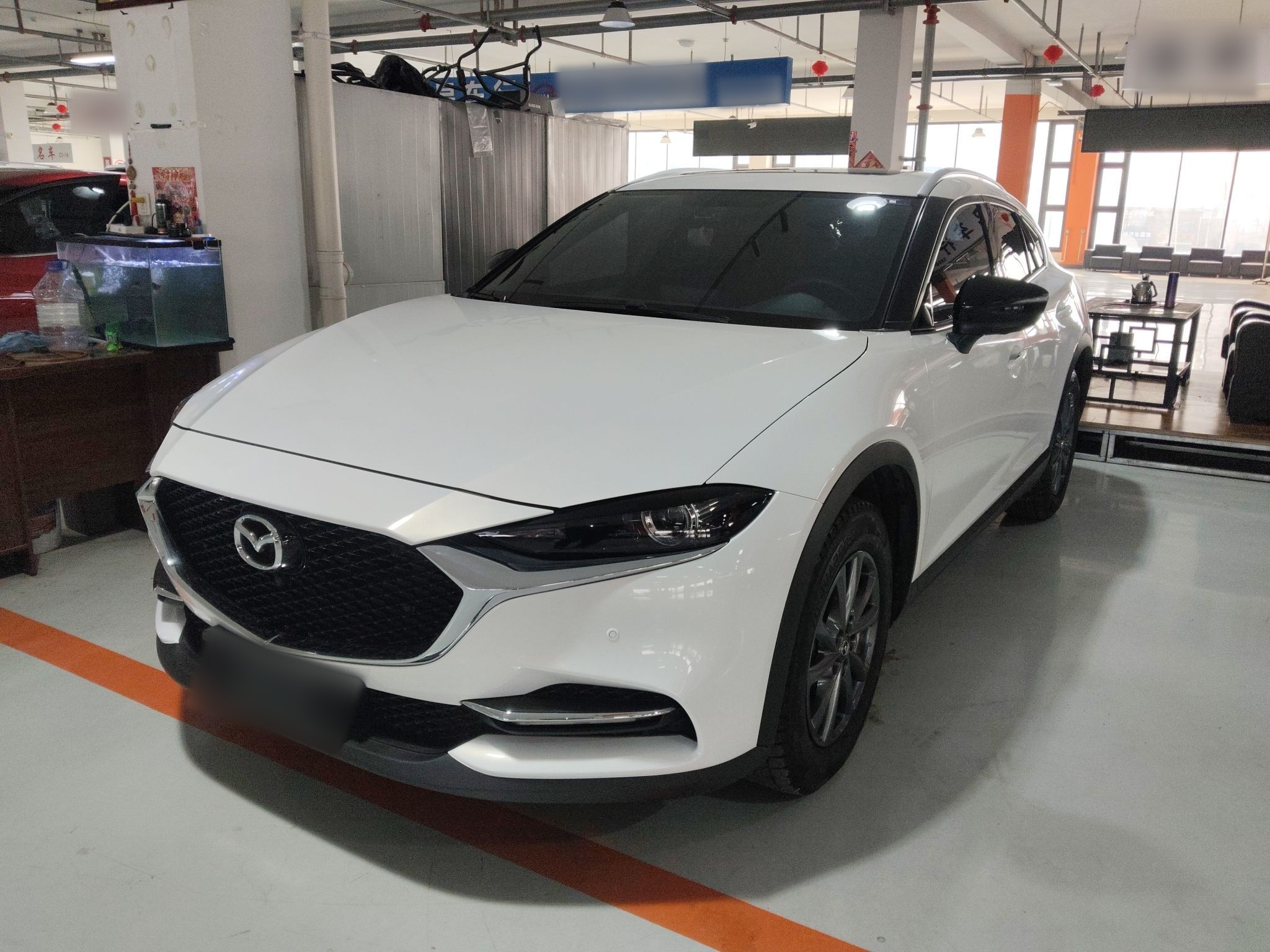 تحت مقدمة السيارة