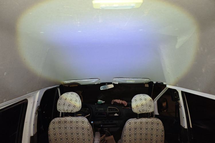 Used JMC Transit 2021 2.8T Space King Standard Version Long Wheelbase Mid-Height Roof Rear Dual Tires – Step 6-Seater Diesel China VI Emission Standard JX493
