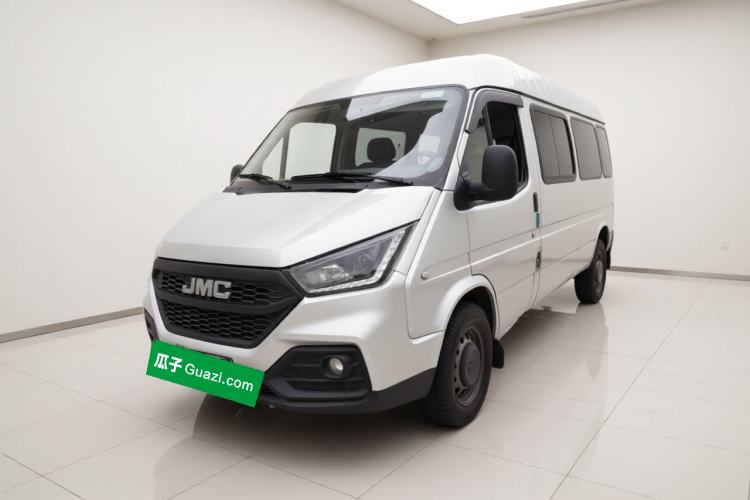 Used JMC Transit 2021 2.8T Space King Standard Version Long Wheelbase Mid-Height Roof Rear Single Tire – Step 6-Seater Diesel China VI Emission Standard JX493