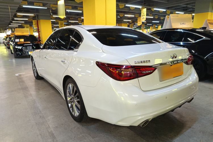 Used Infiniti Q50L 2021 2.0T Enjoyment Edition Rear Left 45 Deg