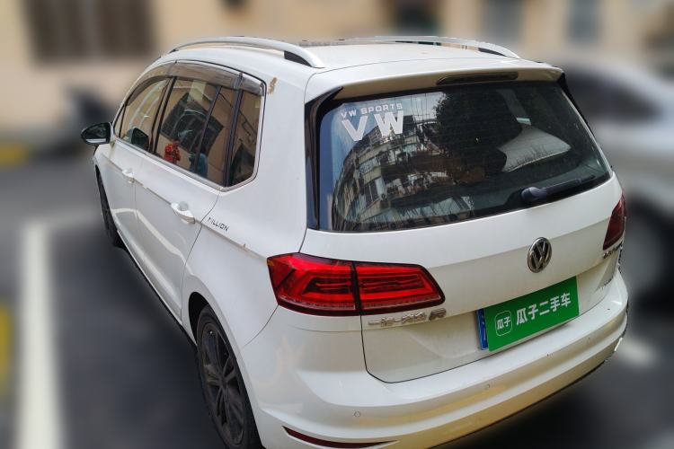 Used Volkswagen Golf Sportsvan 2018 280TSI Automatic Luxury Model Rear Left 45 Deg